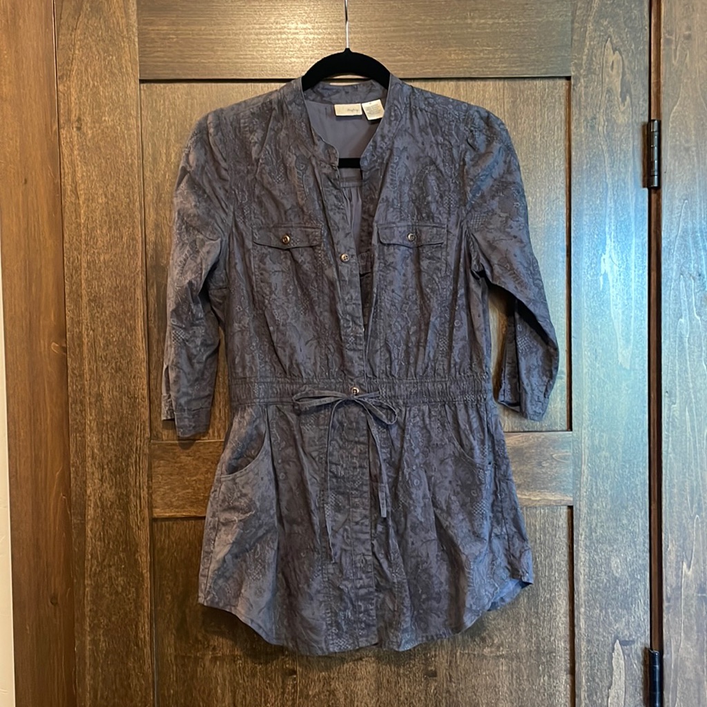 Buckle Longline Button-Down